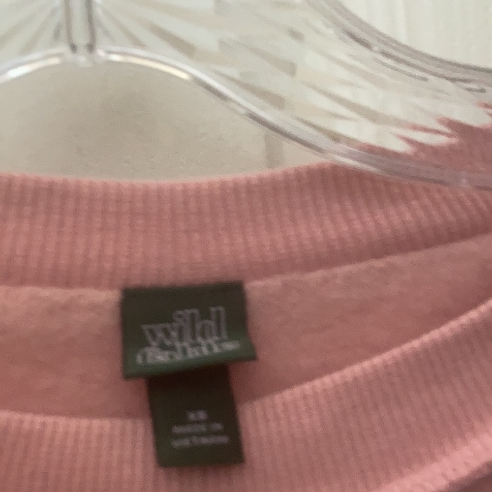 FINAL MARKDOWN Wild fable color blocked sweatshirt xs Nwt - Picture 4 of 4